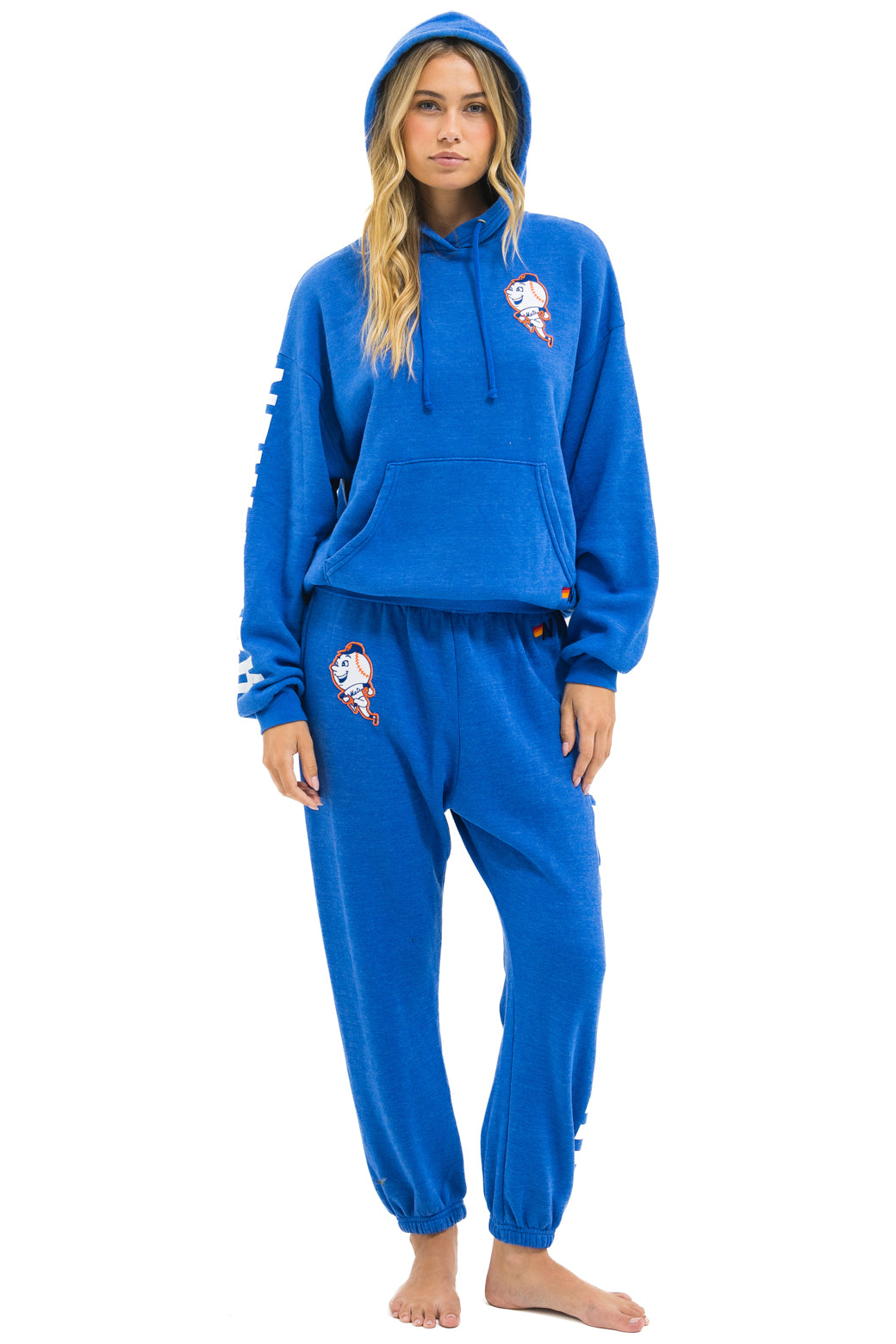 NY METS SWEATPANTS - BLUE - Image 4