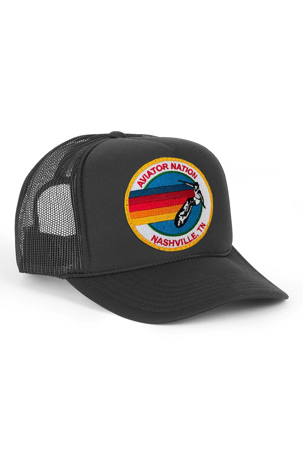 AVIATOR NATION NASHVILLE VINTAGE LOW RISE TRUCKER HAT - Image 4