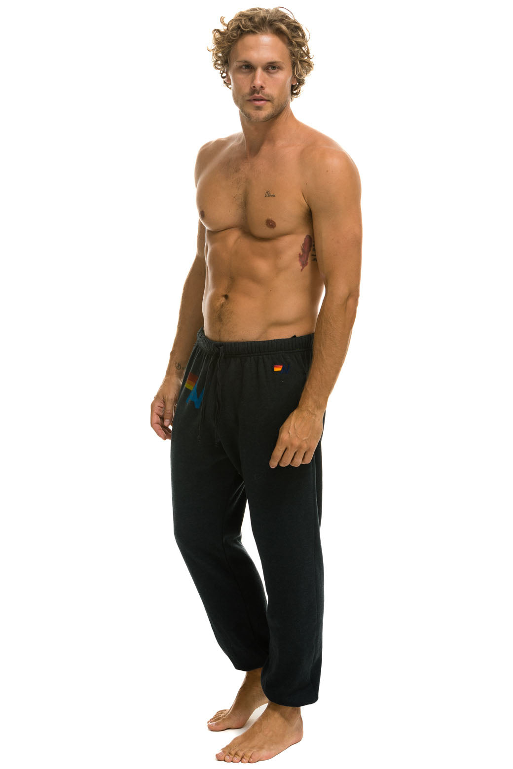 LOGO SWEATPANTS - CHARCOAL - Image 4
